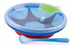 Plato Termico Bebe Nuby Con Cuchara, Sopapa Y Tapa 5419br