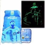 Frazada Manta River Boca Original Luminosa 1 Plaza Y Media - Imagen 7