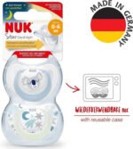 Chupete Bebe Brilla Oscuridad Nuk 0-6 6-18 Meses Babymovil - Imagen 3