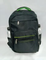 Mochila Reforzada Estilo Urbana 47x32x14 Clasica Escolar Color Verde Diseño De La Tela Liso