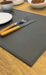 Set X 6 Individuales De Mesa Simil Cuero Impermeable Premium - Imagen 4