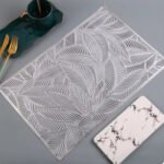 Individual De Mesa Calado Pack X 6 Forma De Hojas 30x45cm - Imagen 10