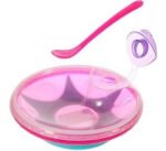 Plato Termico Bebe Nuby Con Cuchara, Sopapa Y Tapa 5419br - Imagen 9