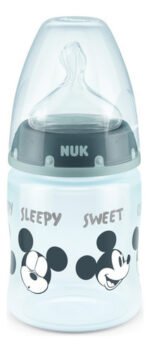 Mamadera Nuk Disney Mickey Mouse 150 Ml Sistema Anticólicos Color Rojo - Imagen 3