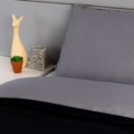 Funda Nordica De Edredon Reversible Con Funda Twin Size Color Negro - Gris - Imagen 3