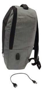 Mochila Porta Notebook Reforzada Urbana Escolar Usb - Imagen 5