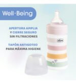 Mamadera Chicco Wellbeing 150ml Nene / Nena Anticolico 0+ Color Rosa Well Being 150ml - Imagen 8