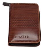 Tarjetero Billetera Hombre 10 Tarjetas Con Cierre Pratys