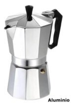 Cafetera Tipo Italiana Acero Para 9 Pocillos Express Cafe Ms
