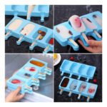 Molde De Silicona Para 3 Paleta Helado Bombon Palito Freezer - Imagen 12