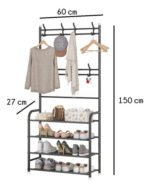 Perchero Armable Zapatos Organizador De Ropa Hierro 60 Cm - Imagen 7