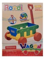 Carro De Arrastre Carrito Transporte De Juguetes Wagon Rondi - Imagen 2