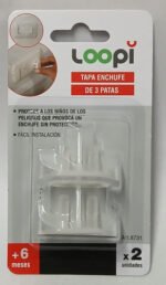 Tapa Protector De Enchufes Loopi Seguridad 8731 - 2 Unidades - Imagen 3