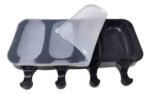 Molde De Silicona Para 4 Paleta Helado Bombon Palito Freezer Color Negro - Imagen 2