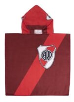Toalla Poncho Infantil Argentina River Boca Mochila 70x140cm - Imagen 11