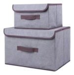 Cajas Plegables De Tela Organización Del Hogar Contenedores