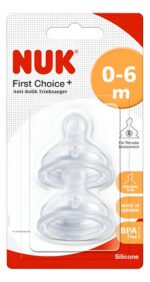 Tetina X2 Silicona Mamadera Bebe Nuk First Choice Babymovil - Imagen 9