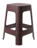 Banqueta Banquito Apilable Símil Ratan Plástico X6 Babymovil - Imagen 18