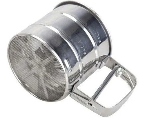 Tamizador Cernidor Medido Harina Acero Inoxidable A Gatillo