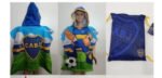 Toalla Poncho Infantil Futbol River Boca Mochila Babymovil - Imagen 4