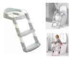 Escalera Reductor Adaptador De Inodoro Love 568 Para Niños Color Gris Lisa - Imagen 7