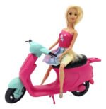 Muñeca Poppi Kiara Con Moto Accesorios 28cm Articulada - Imagen 10