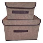 Cajas Plegables De Tela Organización Del Hogar Contenedores - Imagen 8