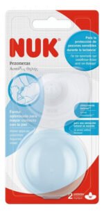 2 Pezoneras De Silicona Nuk Pa7210-uu Con Caja Protectora Talle M Medium 20mm - Imagen 2