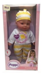 Muñeca Poppi Mi Primer Bebe Con Sonido 40cm 27007 Babymovil - Imagen 9