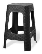 Banqueta Banquito Apilable Símil Ratan Plástico X6 Babymovil - Imagen 14