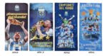 Toallon Playero Estampado Boca River Argentina Messi 70x150 - Imagen 5