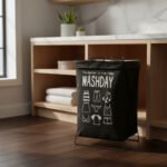 Canasto Organizador Ropa Sucia Plegable Cesto Estructura - Imagen 2