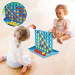 Juego De Mesa Estrategia 4 En Linea Tablero Portatil - Imagen 2