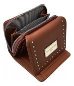 Billeteras Mujer Chica Jean Cartier Con Tapa Detalle Tachas - Imagen 6