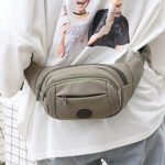 Riñonera Bandolera Deportiva Urbana Grande 4 Compartimentos - Imagen 11