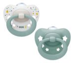 Set 2 Chupetes Bebe Nuk Signature Estuche 0-6 6-18 Meses - Imagen 2