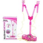 Juguete Microfono Infantil Doble Musica Luces Babymovil - Imagen 10