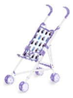 Cochecito Muñeca Frozen Zaki 53485 Tela 49cm 4 Ruedas Plegable - Imagen 2