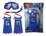 Set Snorkel Buceo Niños Infantil Pata Rana Batman Superman - Imagen 4