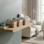 Set X3 Canastos Organizadores Cuadrados Laundry Bambu Tela - Imagen 7