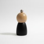 Molinillo Bicolor Madera Sal Pimienta Elegante 13 Cm - Imagen 2