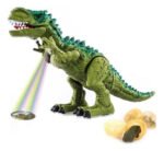 Juguete Dinosaurio Gigante Pone Huevo Luz Sonido Camina 50cm