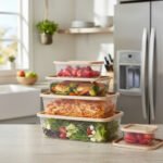 Set 4 Taper Contenedor Hermeticos Con Tapa Frezzer Microonda - Imagen 7