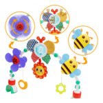 Cunero Huanger Didactico Soporte Universal Sonajero Colgante Multicolor Único - Imagen 9