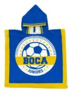 Toalla Poncho Infantil Futbol River Boca Mochila Babymovil - Imagen 12