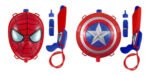 Juguete Mochila Pistola Lanza Agua Spiderman Cap America Color Cap. America - Imagen 2