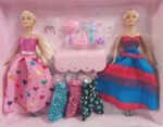 Juguete Set 2 Muñecas 30cm Tiny Fashion Vestidos Accesorios - Imagen 10