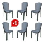 Sillas Pinot X6 Plastica Simil Ratan Reforzada Apilable - Imagen 11