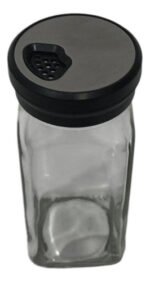 12 Especieros Vidrio Metal Organizador Cocina - Imagen 2