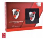 Juego Toalla Toallon Bordado 100% Algodon Futbol River Boca - Imagen 14